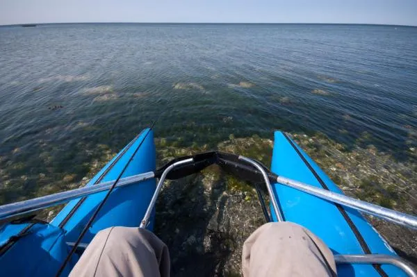 User submitted picture: View from my pontoon boat