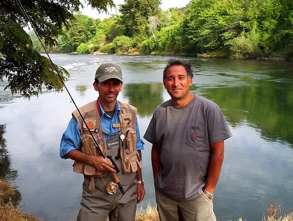 User submitted picture: Fishing with my friend Ri...